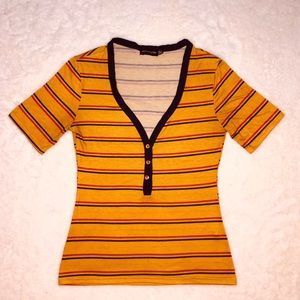 Yellow Striped Shirt